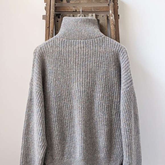 ISABEL MARANT ÉTOILE Myclan brushed knitted half-zip sweater - Picture 4 of 4